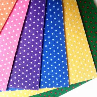 Needle punch felt, polyester non-woven fabric,wool felt fabric ,printed felt